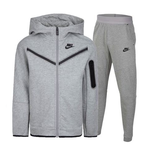 nike tech fleece grijs junior|nike tech fleece kids.